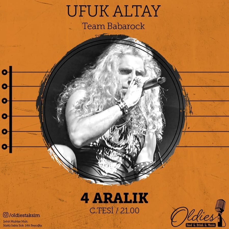 Oldies Sahne 4 Aralık konser
